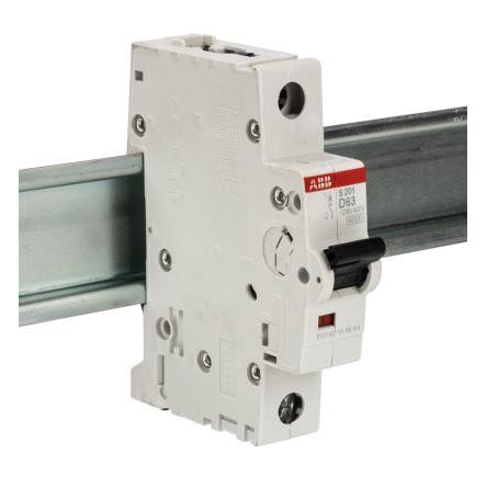 ABB Miniaturní jistič, rozsah: System Pro M Compact 1pólový 63A vypínací výkon 6 kA, charakteristika: Typ D, rozsah: