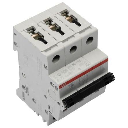 ABB Miniaturní jistič, rozsah: S200 3pólový 20A vypínací výkon 6 kA, charakteristika: Typ D, rozsah: System Pro M
