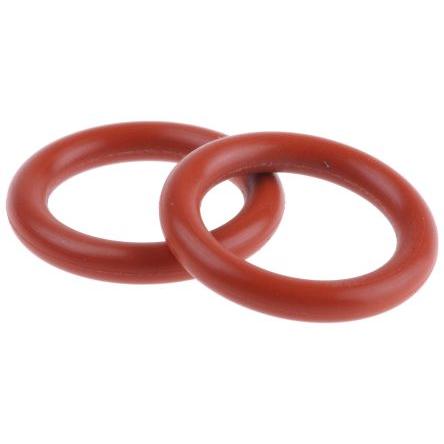 O-kroužek, Silikon 2.62 mm silná 12.37 mm (vnitřní prům.), teplotní rozsah: 200 °C 0.6875 in OD, teplotní rozsah: -60 °C