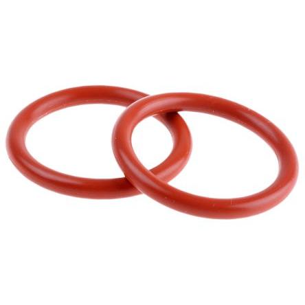 O-kroužek, Silikon 3.53 mm silná 25 mm (vnitřní prům.), teplotní rozsah: 200 °C 1.25 in OD, teplotní rozsah: -60 °C RS