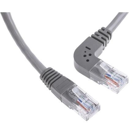 RS PRO Cat5e Ethernetové kabely, Šedá, Polyvinylchlorid, A: RJ45 3 m Vnější, B: RJ45 Vnější, typ pláště: U/UTP