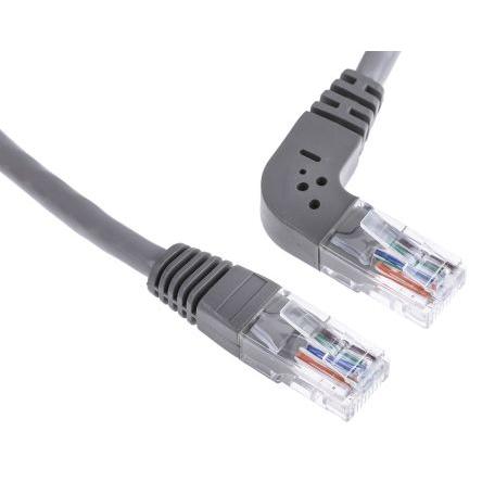 RS PRO Cat5e Ethernetové kabely, Šedá, Polyvinylchlorid, A: RJ45 5 m Vnější, B: RJ45 Vnější, typ pláště: U/UTP