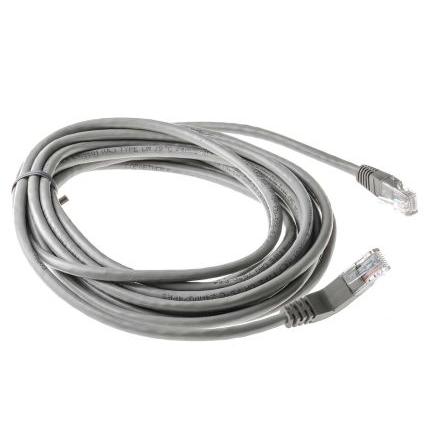 RS PRO Cat5e Ethernetové kabely, Šedá, Polyvinylchlorid, A: RJ45 5 m Vnější, B: RJ45 Vnější, typ pláště: U/UTP