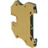 Weidmüller Zemnicí svorkovnice, počet cest: 2, 10AWG, 22 AWG, délka: 56 mm WPE 4 4mm² barva Žlutá, Zelená Šroubová,