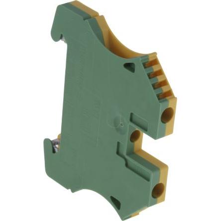 Weidmüller Zemnicí svorkovnice, počet cest: 2, 10AWG, 22 AWG, délka: 56 mm WPE 4 4mm² barva Žlutá, Zelená Šroubová,