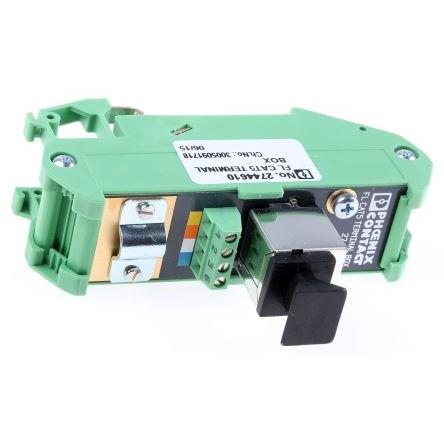 Phoenix Contact Modul rozhraní, RJ45, Lišta DIN, Vnější, počet kontaktů: 4, 1V 1A, délka: 90 mm