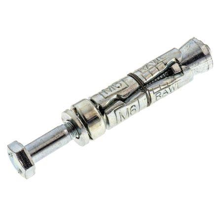 Kotva do zdiva, Uhlíková ocel R-RBL-M06/25W, M6, délka: 70 mm RawlPlug 6 mm