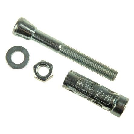 Kotva do zdiva, Uhlíková ocel R-RBP-M12/15W, M12, délka: 110 mm RawlPlug 12 mm
