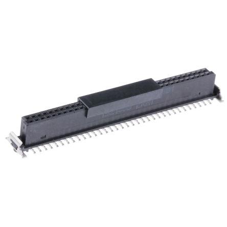 Patice PCB, řada: SMC, orientace těla: Rovný, rozteč: 1.27 mm Deska-deska, počet kontaktů: 68, počet řad: 2, Povrch