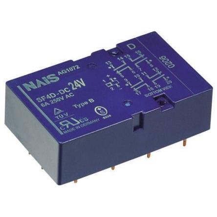 Panasonic Montáž na plošný spoj 5V dc 2pólový DPDT