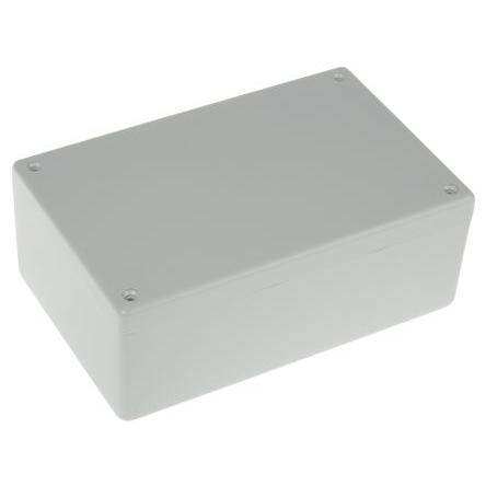 Hammond Pouzdro, řada: 1594 IP54 Nestíněný barva Šedá barva Šedá Samozhášecí ABS 168 mm 53 mm 107 mm
