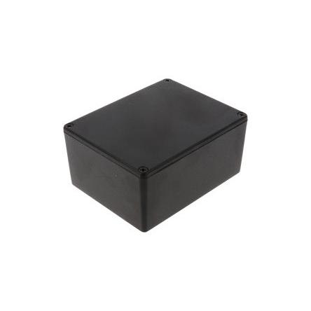 Hammond Pouzdro, řada: 1590 IP54 Stíněné barva Černá barva Černá Odlévaný hliník 119 mm 56 mm 94 mm Silikon