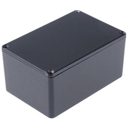 Hammond Pouzdro, řada: 1590 IP54 Stíněné barva Černá barva Černá Odlévaný hliník 120 mm 59 mm 80 mm Silikonové těsnění