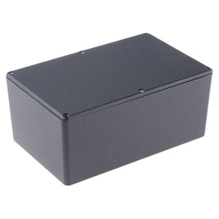 Hammond Pouzdro, řada: 1590 IP54 Ano barva Černá barva Černá Odlévaný hliník 187.5 mm 78 mm 119.5 mm Silikon