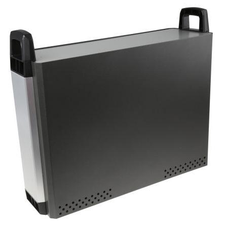 CAMDENBOSS Pouzdro na přístroje, řada: 110 IP20 Odvětrávaný Rukojeť Hliník 130 mm barva Šedá 427.5 mm 351 mm