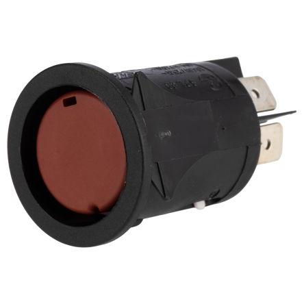 RS PRO Tlačítkový spínač, řada: RS PRO IP40, IP67 DPDT Panel Blokování Osvětlené 25 mm 16A 250 V ac