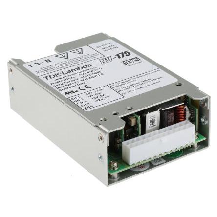 Spínaný napájecí zdroj, počet výstupů: 4 NV1-4G5TT-C 24V dc Šasi 180 W NV1 TDK-Lambda 264V ac