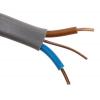 Prysmian Napájecí kabel, řada: 6242Y 3žilový 10 m Polyvinylchlorid plášť, Šedá, vnější průměr: 8.5 mm OD, 500V 70 °C