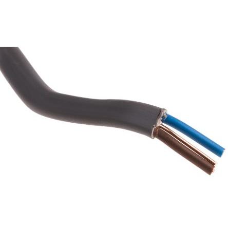 Prysmian Napájecí kabel, řada: 6242Y 3žilový 10 m Polyvinylchlorid plášť, Šedá, vnější průměr: 8.5 mm OD, 500V 70 °C
