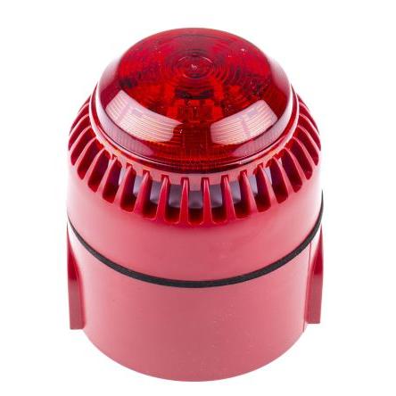 Eaton Kombinace sirény a majáku, řada: RoLP Solista Blikající světlo Elektronika barva Červená 28V dc IP54, IP65 LED