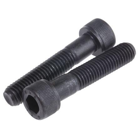 RS PRO Šroub s vnitřním šestihranem, Obyčejný, Ocel hlavice Vnitřní šestihran, M12, M12, délka: 60 mm