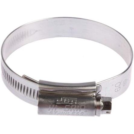 Hadicová a stahovací spona HGS60BP Šnekový převod, Nerezová ocel S šestihranným otvorem HI-GRIP 60 mm (vnitřní prům.)