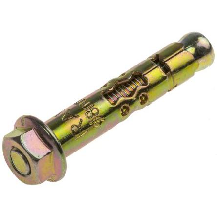 Kotva do zdiva, Uhlíková ocel, M6, délka: 40 mm RawlPlug 8 mm