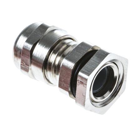 Kabelová průchodka, řada: SIB-TEC C5212000R Kovová Niklovaná mosaz, IP68 M12 SIB 2.5 mm až 6.5 mm