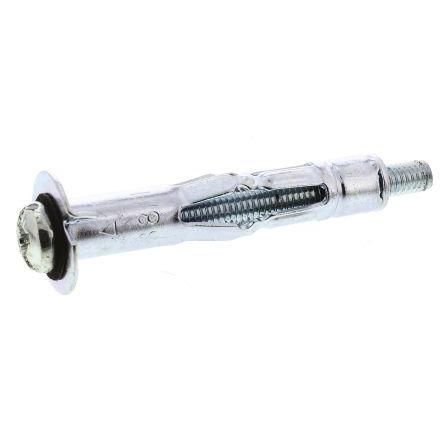 Rozpěrací šroub pro dutiny, Uhlíková ocel SM-04038, průměr otvoru: 8 mm, délka: 38 mm RawlPlug