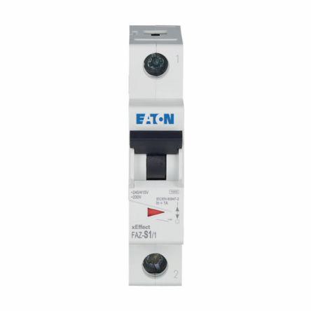 Eaton Miniaturní jistič, rozsah: xEffect 1pólový 1A vypínací výkon 10 kA, charakteristika: Typ S, rozsah: xEffect 230V