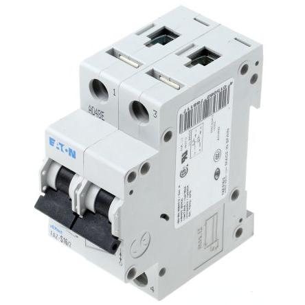 Eaton Miniaturní jistič, rozsah: xEffect 2pólový 16A vypínací výkon 10 kA, charakteristika: Typ S, rozsah: xEffect 230V