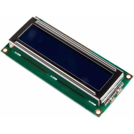 Monochromatický LCD displej, řada: 162C Alfanumerické podsvícení LED ...