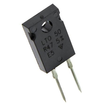 Rezistor Tlustý film Radiální, řada: LTO50 470 mΩ 5 % LTO050FR4700JTE3 50 W Vishay