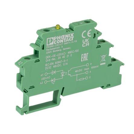 Phoenix Contact Polovodičové relé Lišta DIN 300 V DEK-OE-230AC/48DC/100 300V