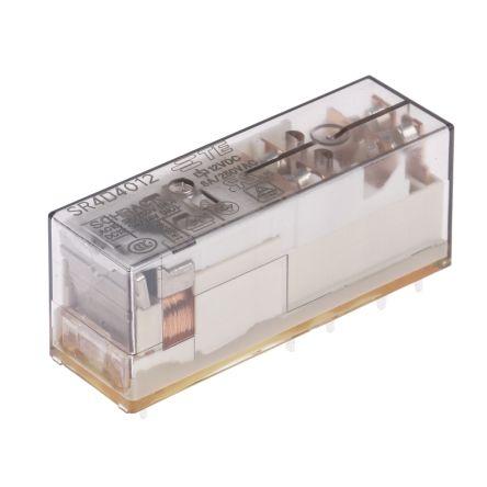 TE Connectivity 12V dc 4pólový DPDT