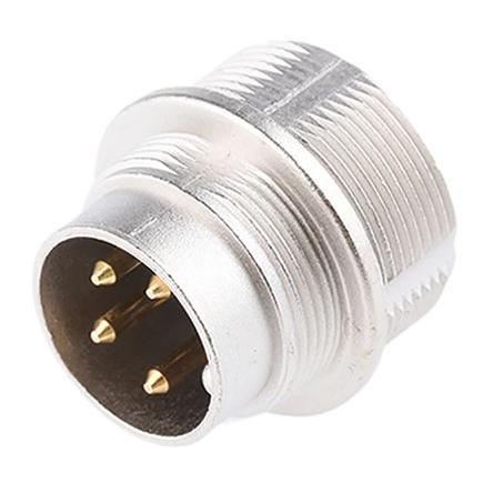 Lumberg Zástrčka DIN, řada: 314, počet kontaktů: 4, velikost: M16, 250V ac, orientace těla: Rovný, IP68 5A DIN EN 60529,