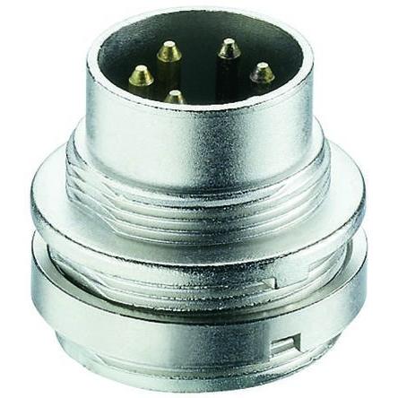 Lumberg Zástrčka DIN, řada: SFV, počet kontaktů: 12, velikost: M16, 60V ac, orientace těla: Rovný, IP40 3A DIN EN 60529,