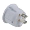 Arcolectric (Bulgin) Ltd Kolébkový spínač IP67 Zap-vyp, barva ovladače: Bílá SPST Panel Zap-vyp 10A