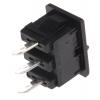 Arcolectric (Bulgin) Ltd Kolébkový spínač IP67 Zap-(zap), barva ovladače: Černá SPST Panel zap-zap 6A