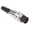 Lumberg Zástrčka DIN, řada: SV, počet kontaktů: 7, velikost: M16, 60V ac, orientace těla: Rovný, IP40 5A DIN EN 60529,