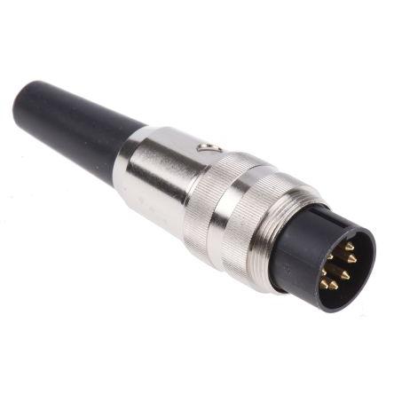 Lumberg Zástrčka DIN, řada: SV, počet kontaktů: 7, velikost: M16, 60V ac, orientace těla: Rovný, IP40 5A DIN EN 60529,
