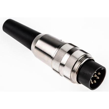 Lumberg Zástrčka DIN, řada: SV, počet kontaktů: 8, velikost: M16, 60V ac, orientace těla: Rovný, IP40 5A DIN EN 60529,