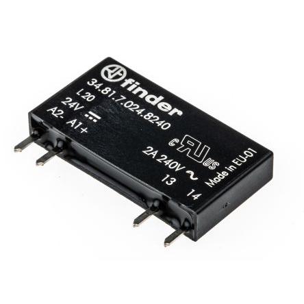 Finder Polovodičové relé 2 A Montáž na plošný spoj SPST 240 V ac 34 30V