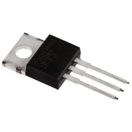 Texas Instruments Regulátor napětí LM1084IT-3.3/NOPB 27V TO-220, počet kolíků: 3 kolíkový