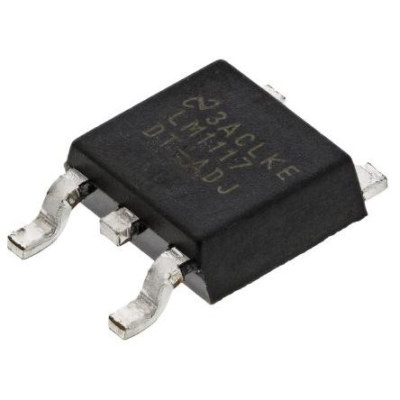 Texas Instruments Regulátor napětí LM1117DT-ADJ/NOPB 15V TO-252, počet kolíků: 3 kolíkový