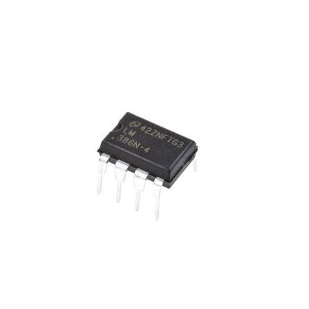 Texas Instruments Třída A-B Audio zesilovač LM386N-4/NOPB 1W Výkonový audio zesilovač 300 kHz, MDIP, počet kolíků: 8