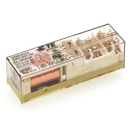 TE Connectivity Montáž na plošný spoj 24V dc 4pólový
