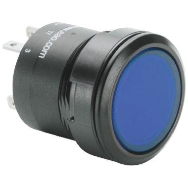 EAO Tlačítkový spínač, řada: 84 IP67 SPST Panel Okamžité Osvětlené 22.5 mm 200mA 42 V dc