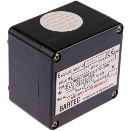 Bartec Rozvodná skříň Polyester Černá 80 mm 75mm řada GB 6 IP66 ATEX 55 mm