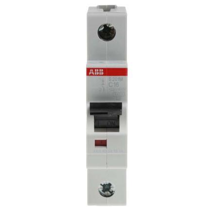 ABB Miniaturní jistič, rozsah: System Pro M Compact 1pólový 16A vypínací výkon 10 kA, charakteristika: Typ C, rozsah:
